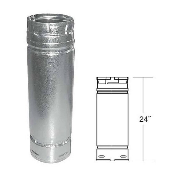 DuraVent SD 4PVP 24 24 Straight Length Pipe