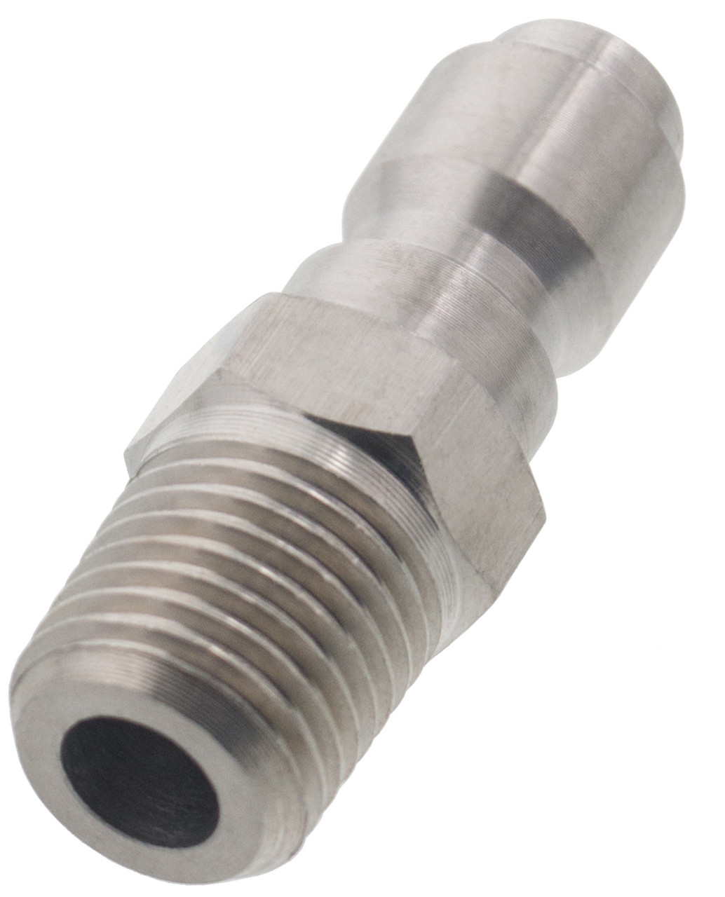 Erie Tools 1/4 MPT Male Stainless Steel Plug Quick Connect Coupler