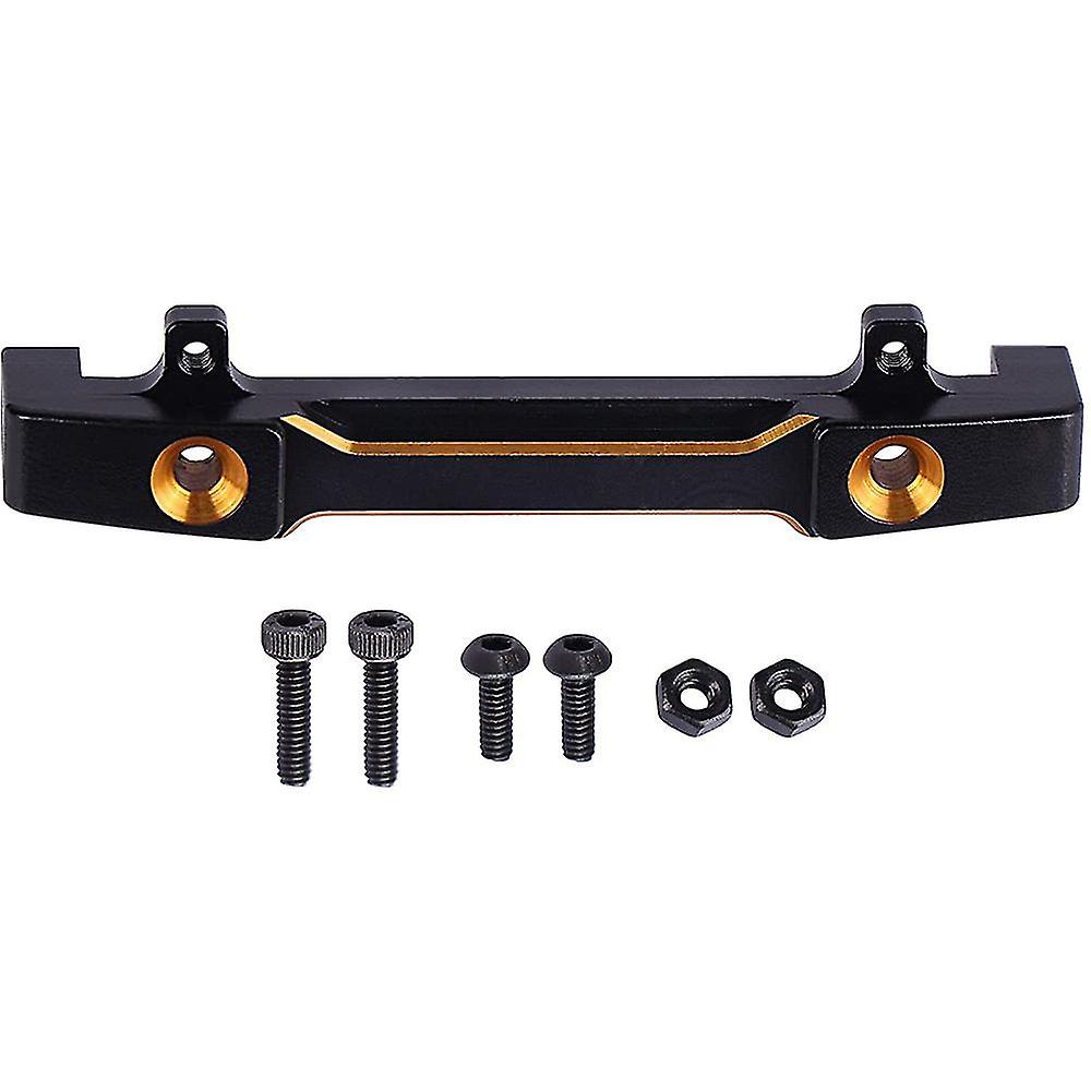 2pcs Metal Front andamp; Rear Bumper Set For Axial Scx24 Axi90081 1/24 Rc Crawler Car Upgrade Parts