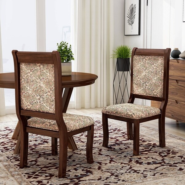 Furniture of America Kizi Traditional Cherry Dining Chairs (Set of 2)