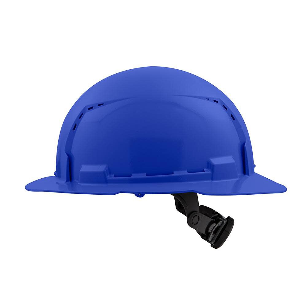 MW Blue Full Brim Vented Hard Hat with 6pt Ratcheting Suspension Type 1 Class C 48-73-1225 from MW