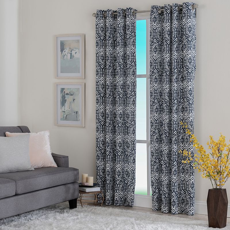 Corona Curtain 1-panel Indira Grommet Top Window Curtain