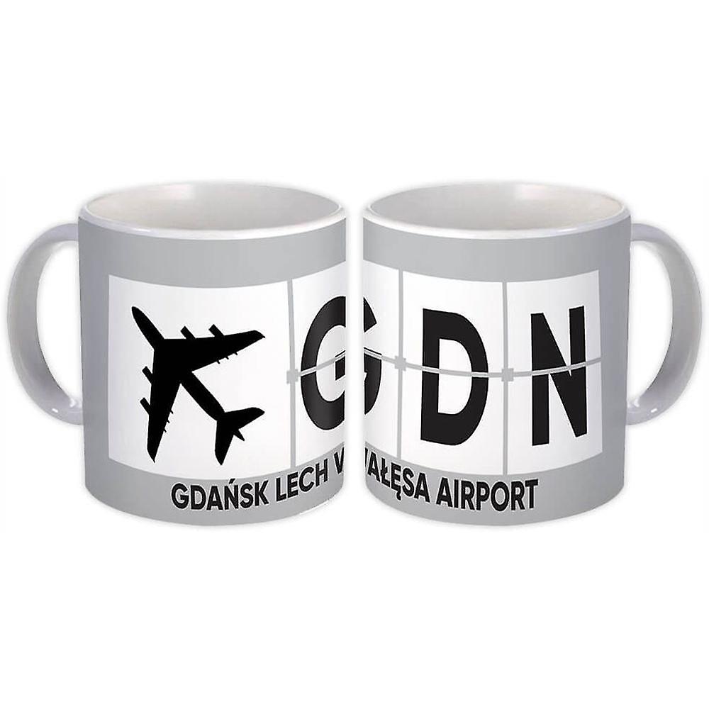 Gift Mug: Poland Gdańsk Lech Wałęsa Airport GDN Airline