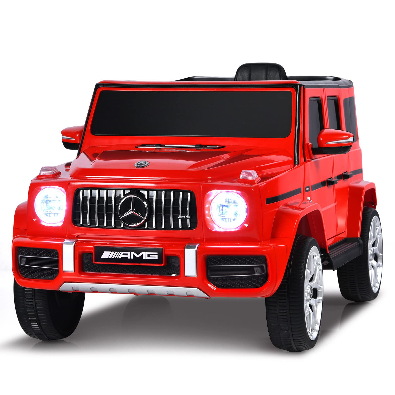 Costzon Ride on Car, 12V Licensed Mercedes-Benz G63 Battery Powered Vehicle w/ Remote Control