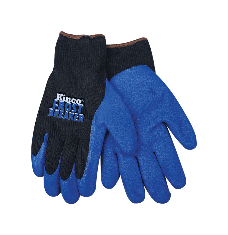 Kinco Men\u0027s Indoor/Outdoor Cold Weather Work Gloves Blue L 1 pair