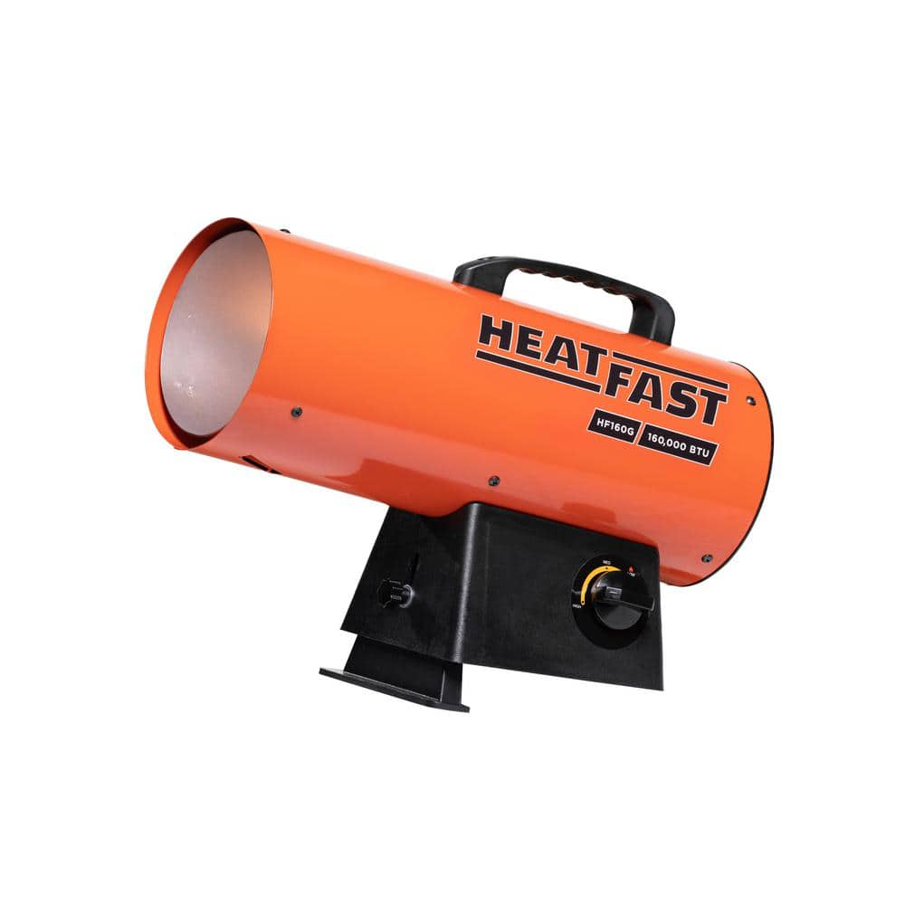 HEATFAST 155000 BTU LP Forced Air Propane Space Heater with Variable Heat Control