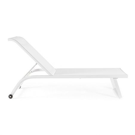 BAHAMA BAIN DE SOLEIL BLANC - transat - chaise longue GRIIN