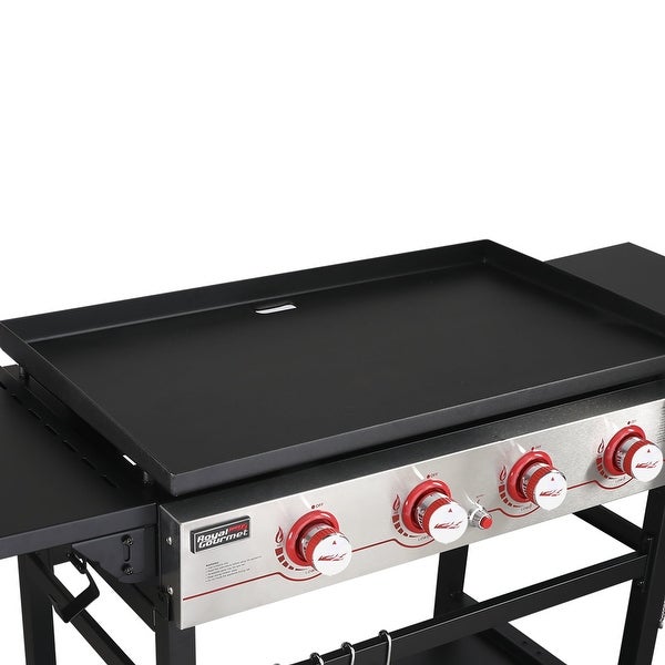 4-Burner GB4000C Flat Top Gas Grill， 36-Inch Griddle