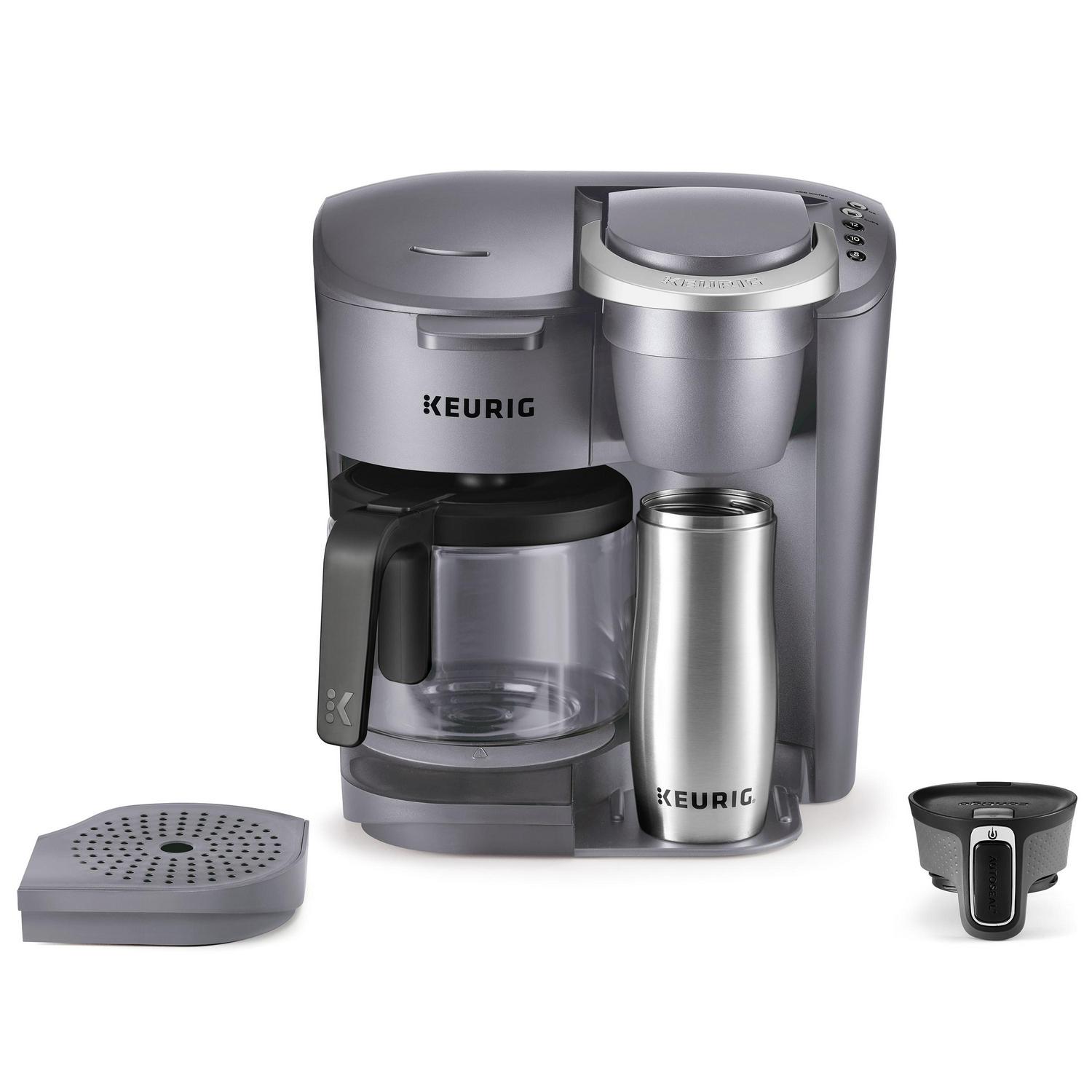 Keurig KDuo Essentials Single Serve and Carafe Coffee Maker Moonlight Gray  Crowdfused