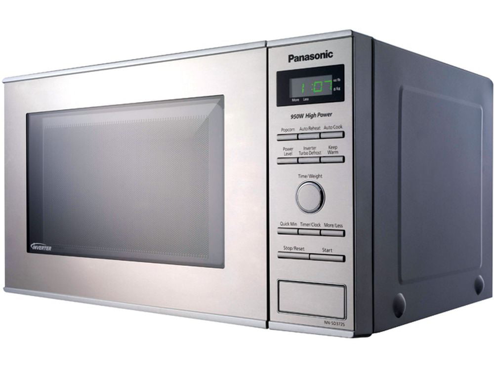 Panasonic 0.8 Cu. Ft. 950W Countertop Microwave Oven, Stainless Steel