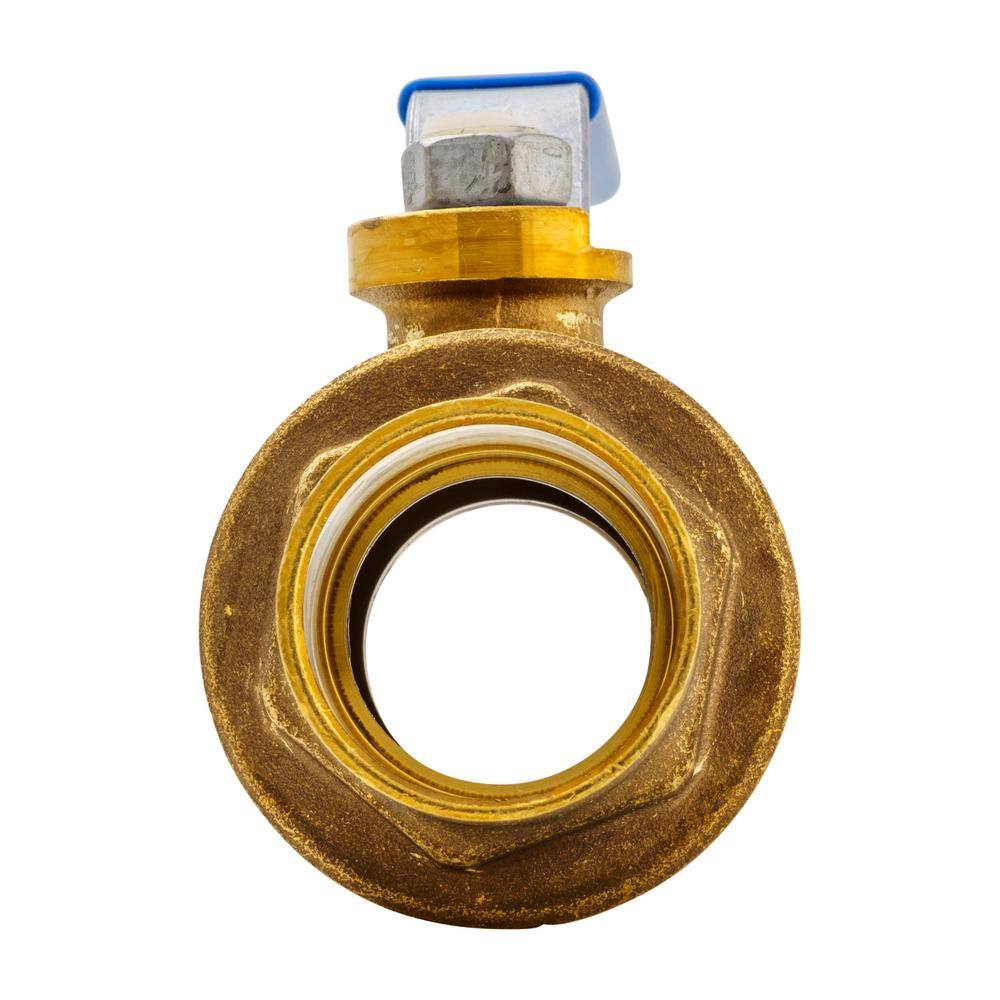 Everbilt 1 in. Brass SWT Full Port Ball Valve 107-455EB