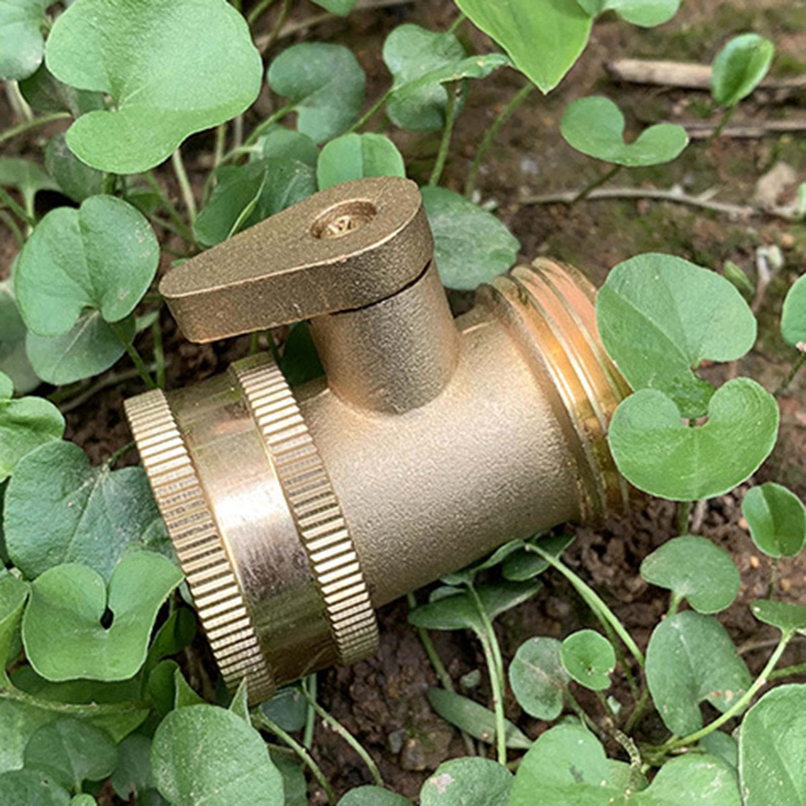 Heavy Duty Garden Hose Adapter Water Connectors Connection Tube Fittings Valve