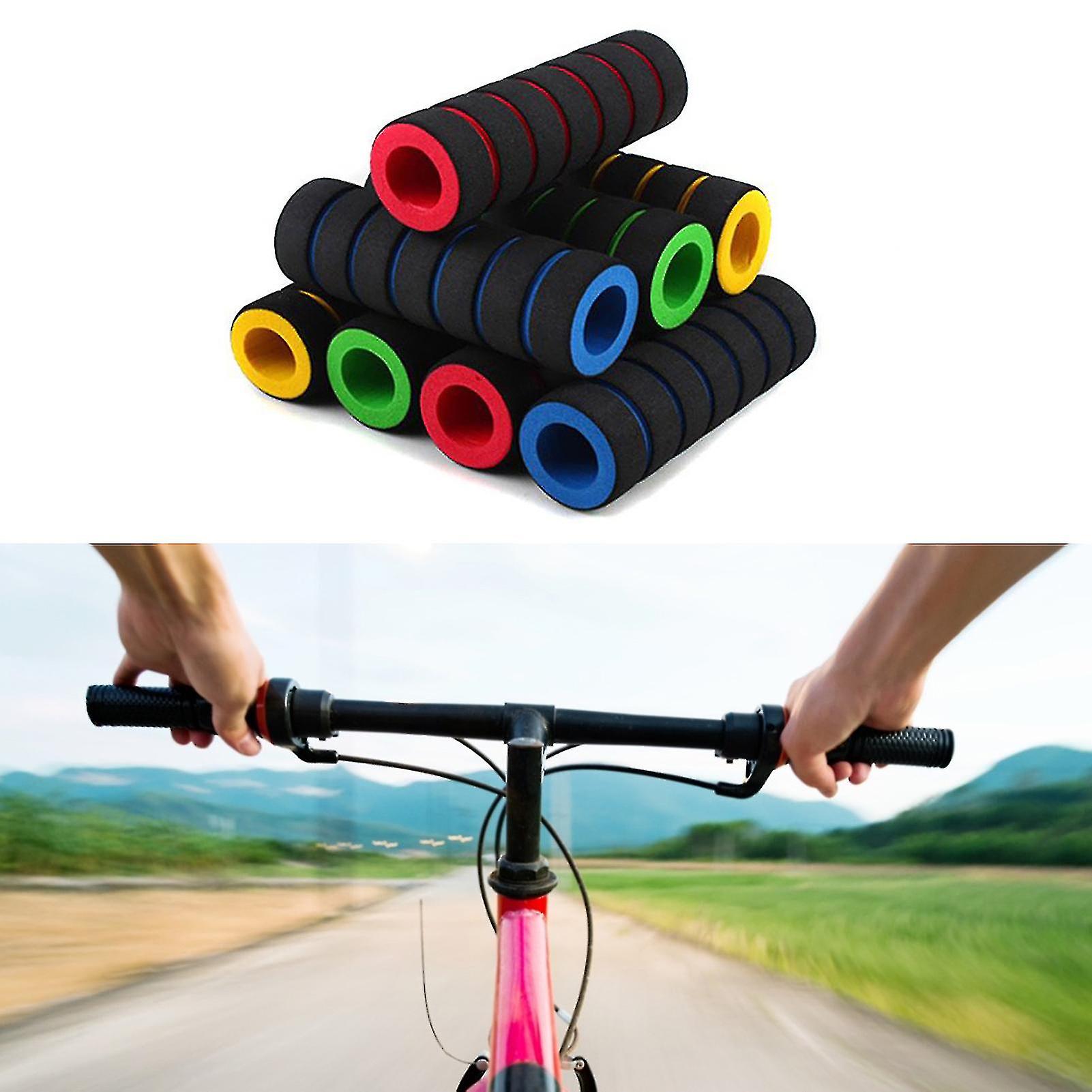 1 Pair Mtb Bicycle Bike Non-slip Soft Foam Handlebar Grip Cycling Riding Handle Covers