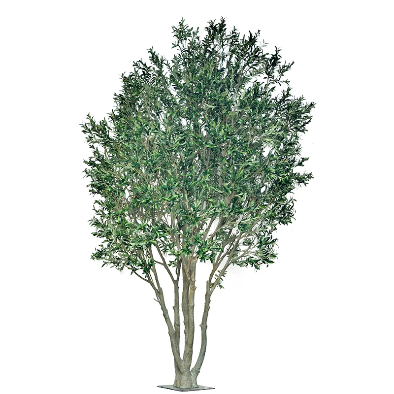 Nifloral Supply 350CM Large Size Artificial Olive Tree Removable Trunks Faux Olive Trees