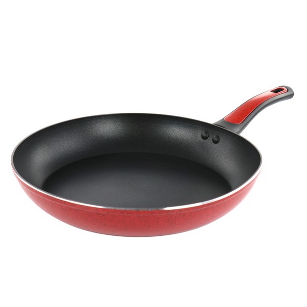 Oster Claybon 8 Inch And 10 Inch Nonstick Frying Pan Set In Speckled Red