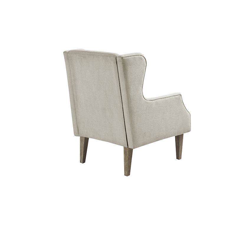 Martha Stewart Malcom Wing Back Upholstered Accent Chair