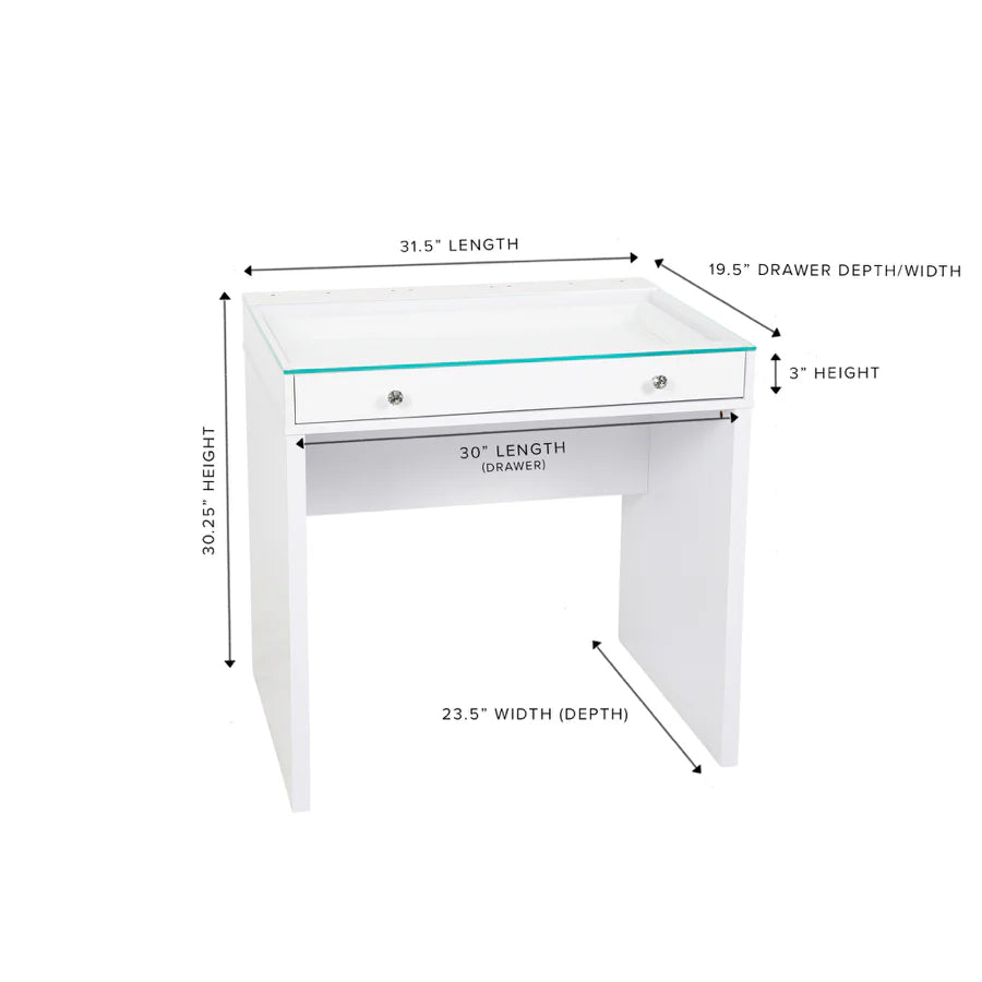 IVFT-SLAYMINITB-BLK-N2 | SlayStation® Mini Vanity Table