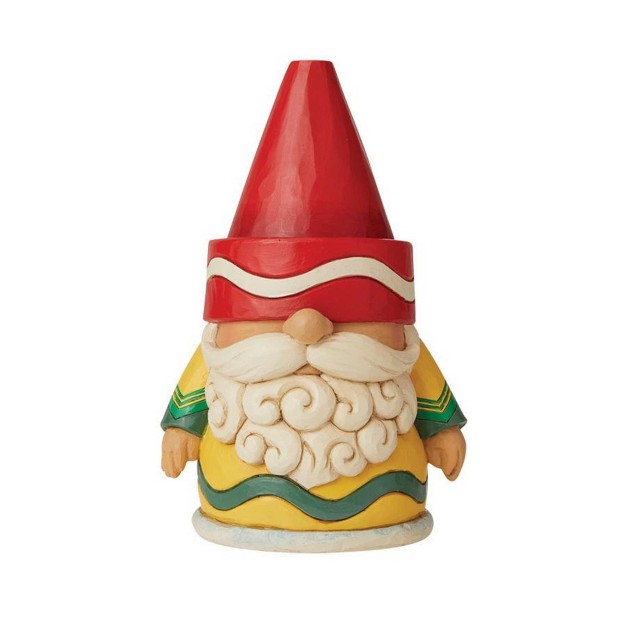 Jim Shore Shades Of Creativity 1 Figure 5 25 Inches Crayola Gnome Christmas 6009135 Polyresin Multicolored