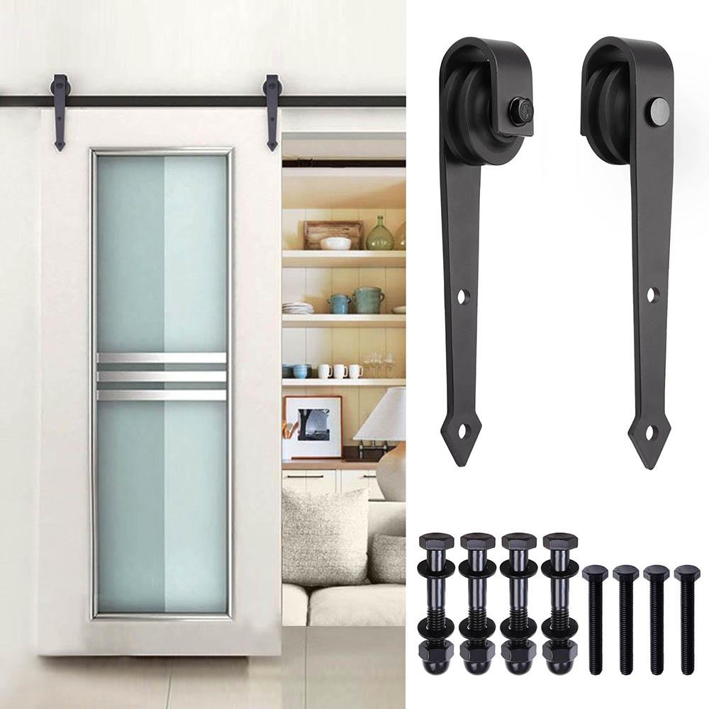 Yescom 2Pcs Arrow Style Sliding Barn Door Track Replacement Wheel