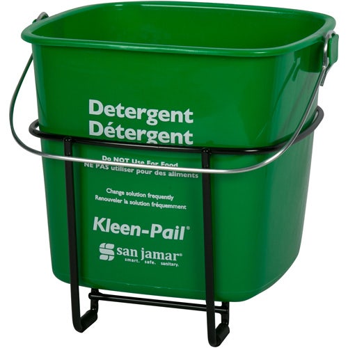 San Jamar KPPS97WM Kleen-Pail Pro Stand， Wall Mount (Holds KPP97 Kleen-Pail)