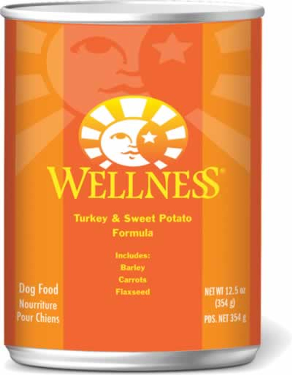 Wellness Complete Health Turkey and Sweet Potato Canned Dog Food， 12.5oz.