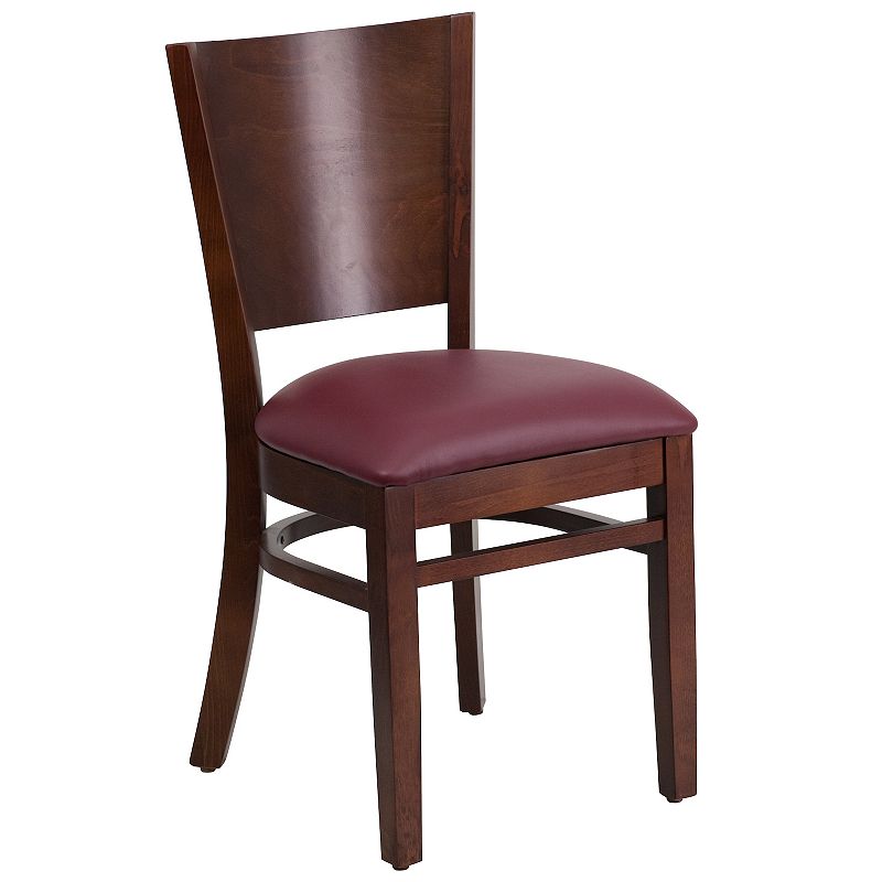 Flash Furniture Lacey Series Solid Back Wood Restaurant Chair