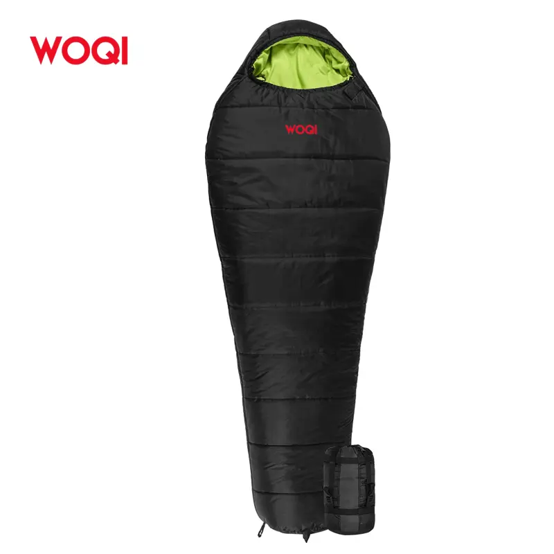 WOQI Manufactory Adults Portable mummy Backpacking Ultralight Camping Sleeping Bag for Hiking Outdoor