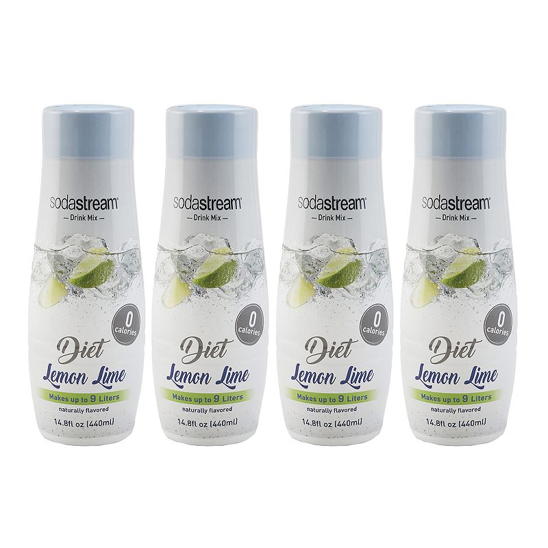 SodaStream Diet Lemon Lime 14.8-oz. Sparkling Drink Mix - 4-pk