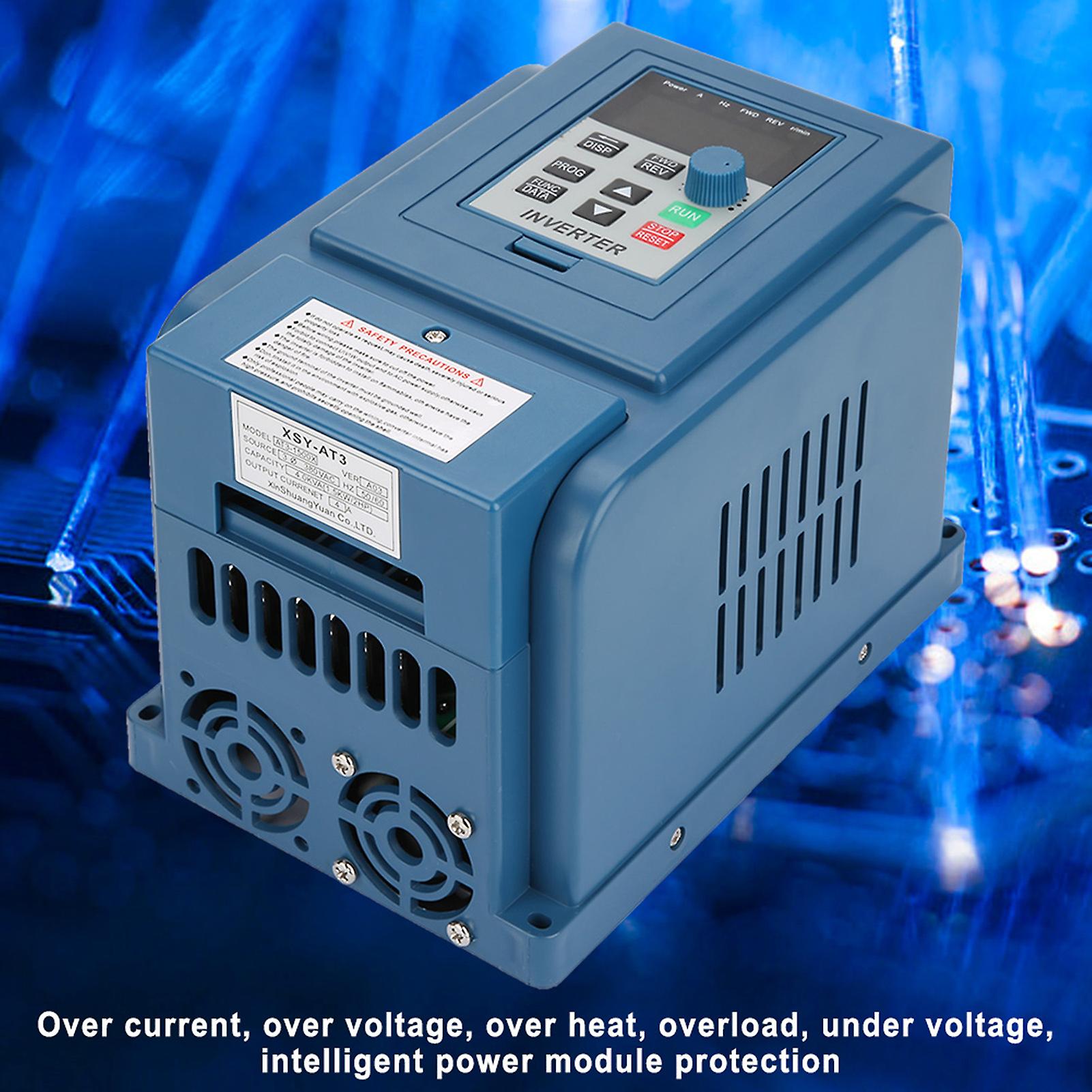 1pc Ac 380v 1.5kw 4a Variable Frequency Drive Vfd 3 Phase Speed Controller Inverter Motor