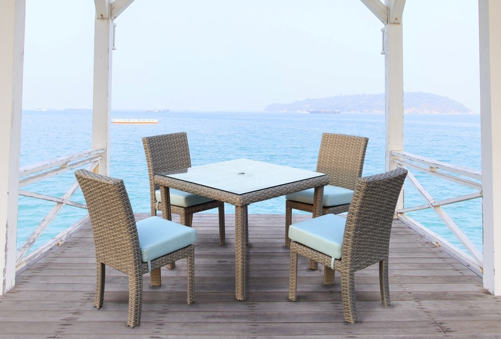 St. Tropez Square Dining Table   Tropical   Outdoor Dining Tables   by South Sea Outdoor Living  Houzz