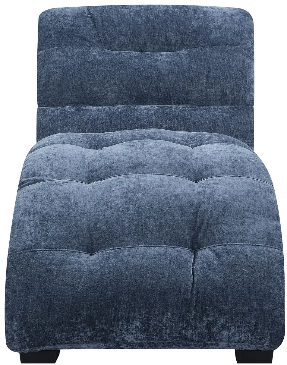 Dominick Slate Blue Chaise