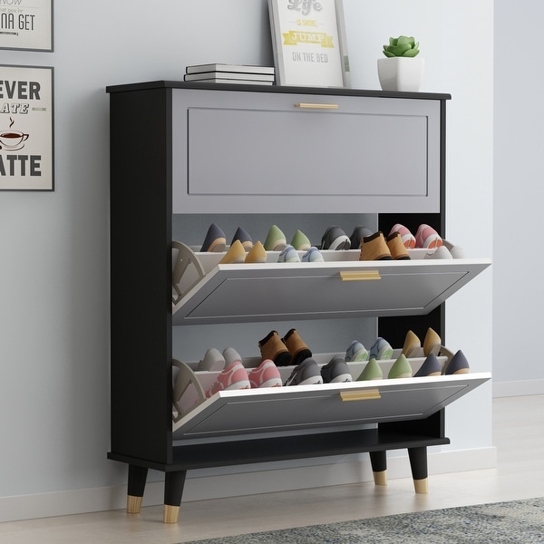 3-Tier Shoe Storage Cabinet - - 34181362