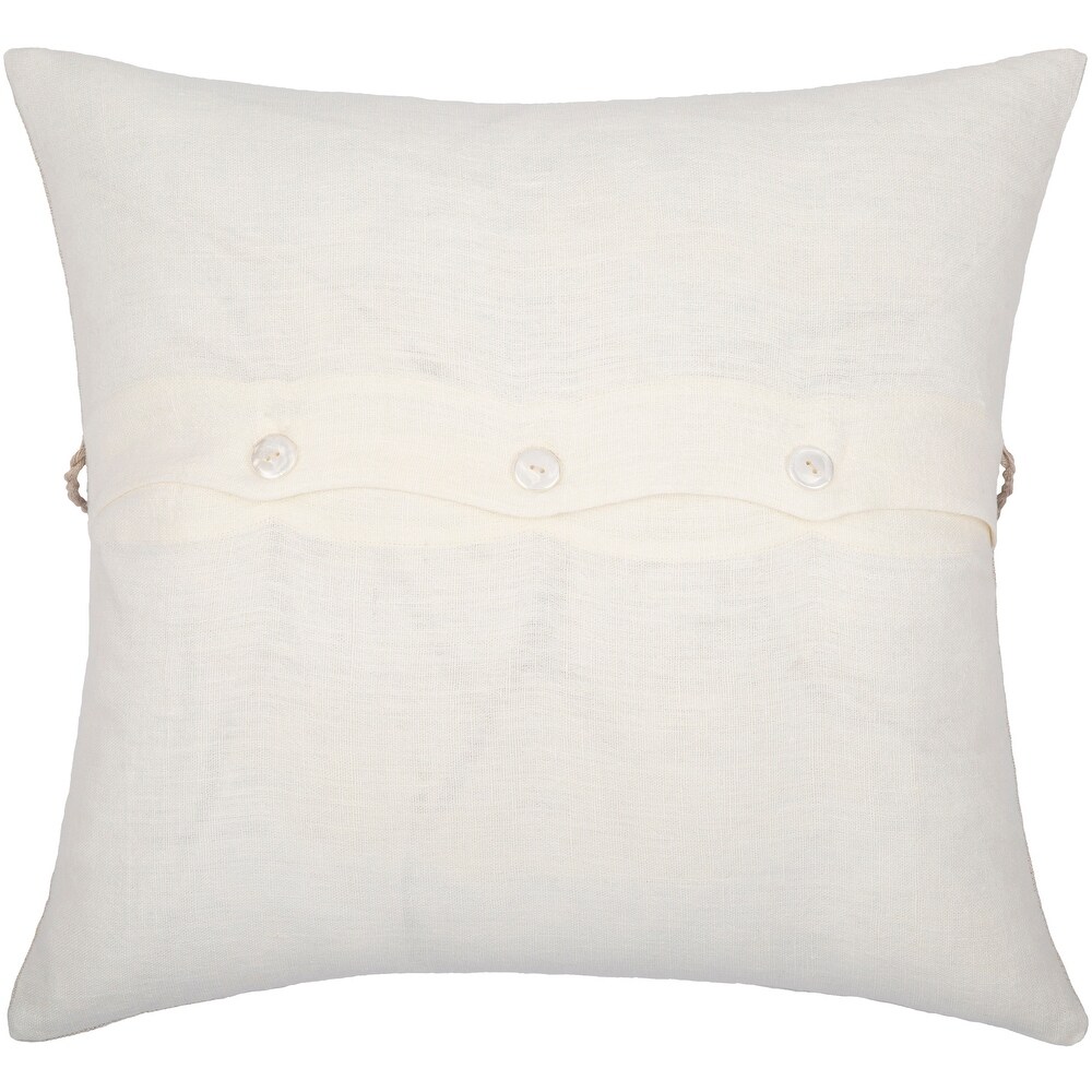 Enrico Linen Tassel Throw Pillow