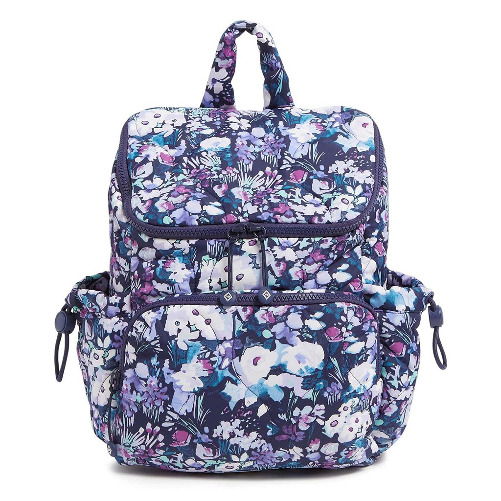 Vera Bradley  Featherweight Backpack in Artist's Garden Purple