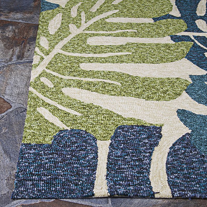 Couristan Covington Monstera Indoor Outdoor Area Rug