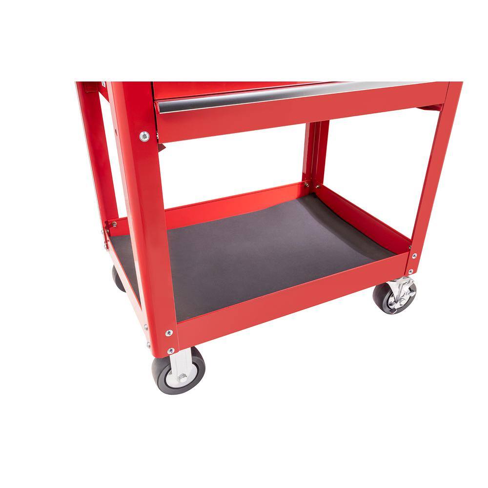 SUNEX TOOLS 23 in. Compact Slide Top Utility Cart - Red 8035R