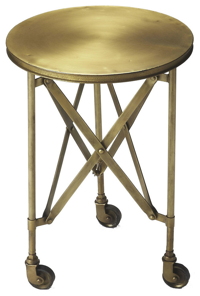 Accent Table  Industrial Chic   Transitional   Side Tables And End Tables   by BisonOffice  Houzz