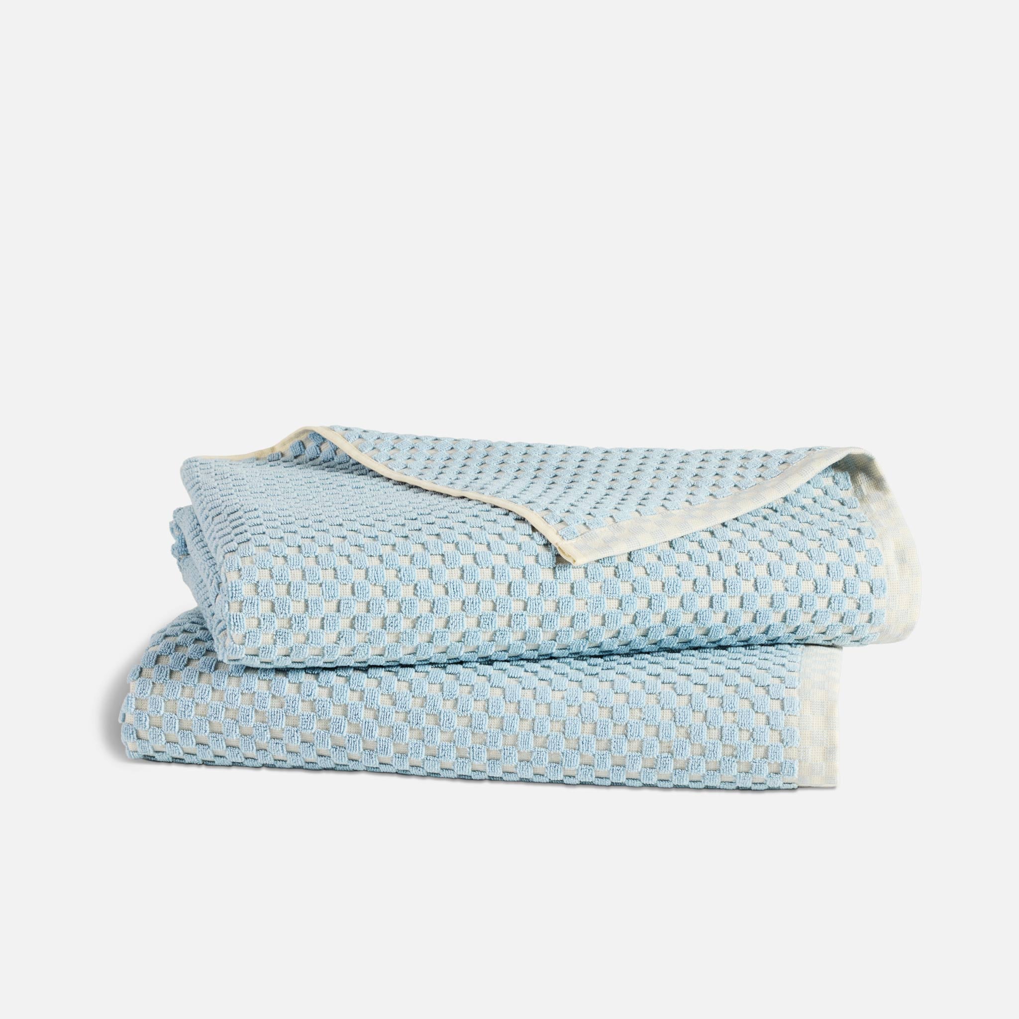 Checkered Jacquard Bath Sheets - Last Call