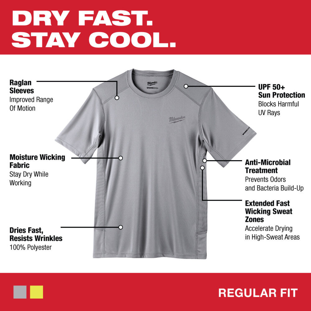 Milwaukee WORKSKIN Lightweight Performance Shirt 414M910 from Milwaukee