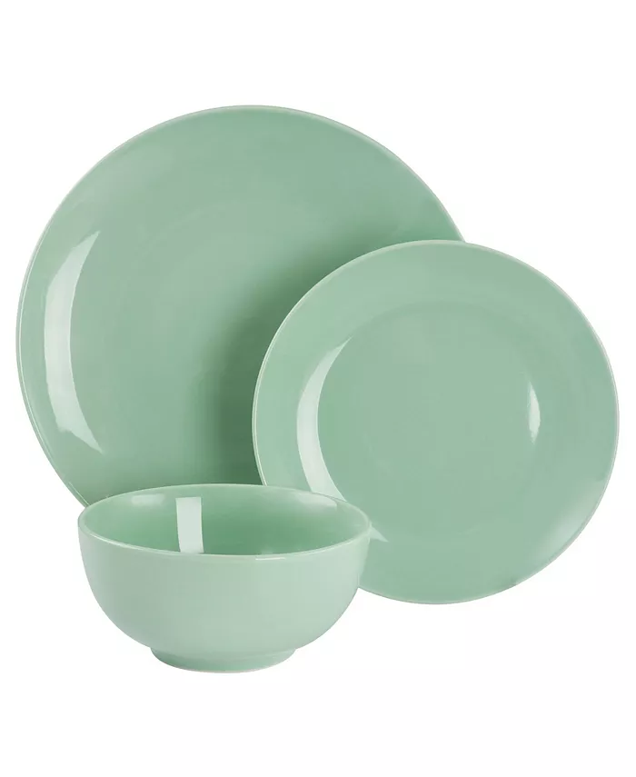 Elama Luna 18 Piece Porcelain Dinnerware Set Service for 6