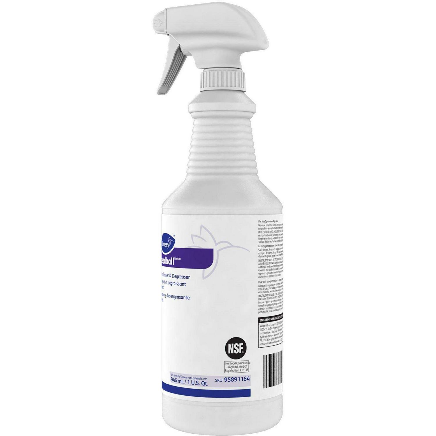 Diversey Speedball Heavy-Duty Cleaner Citrus lqd 1qt. Spray Bottle 12/CT 95891164