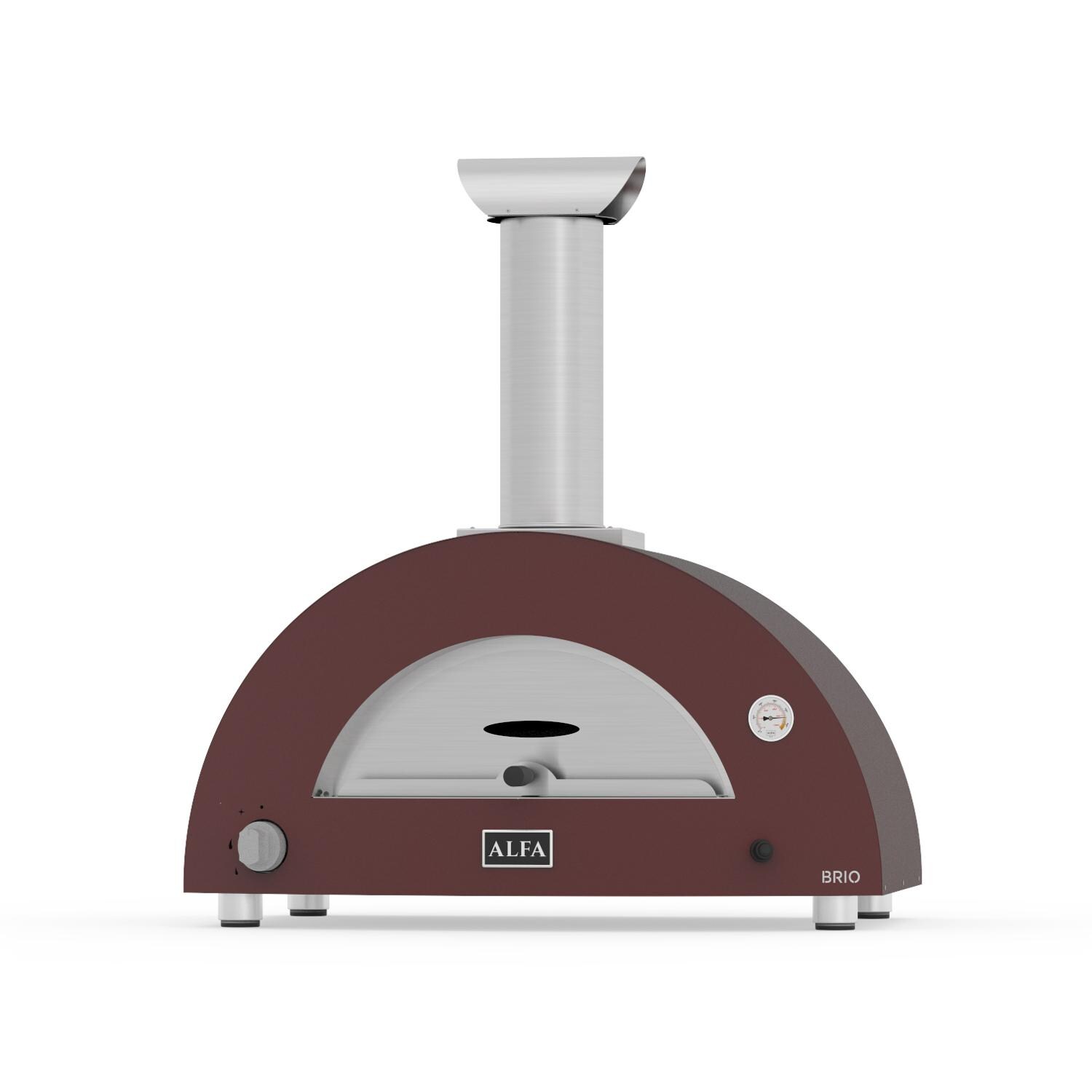 Alfa Brio 27-Inch Outdoor Countertop Propane Gas Pizza Oven