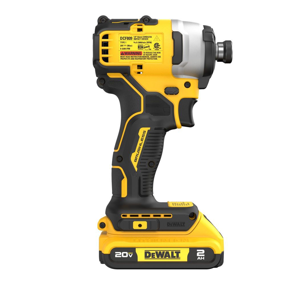 DEWALT ATOMIC 20V MAX* Brushless Cordless Compact 1/4