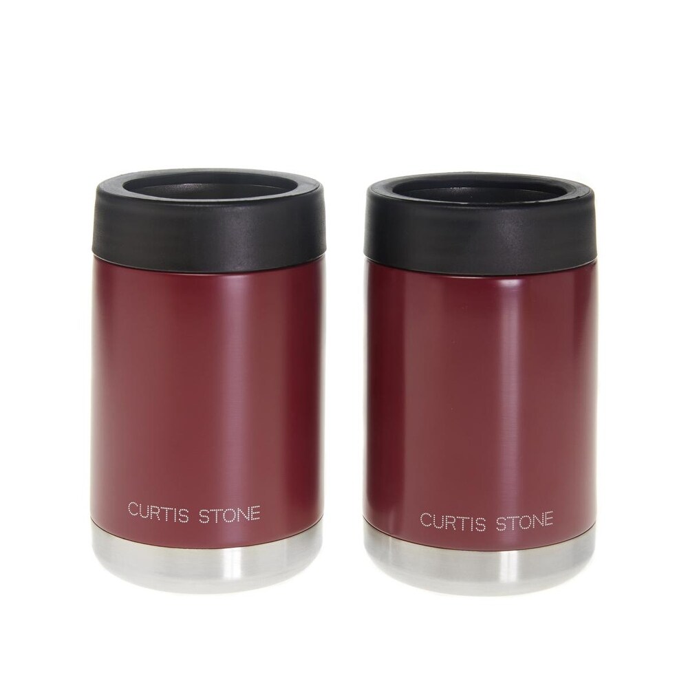 Curtis Stone Set of 2 12 oz. Double Wall Insulated Koozies