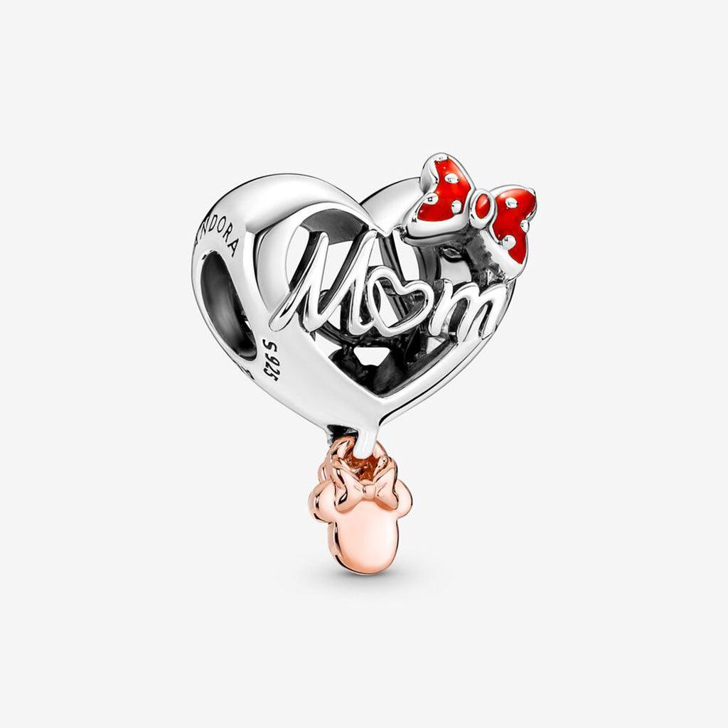 PANDORA  Disney Minnie Mouse Mom Heart Charm