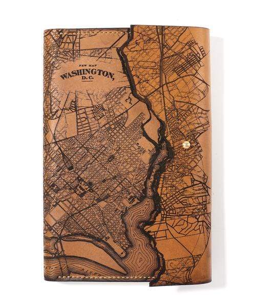 Leather Map Journals