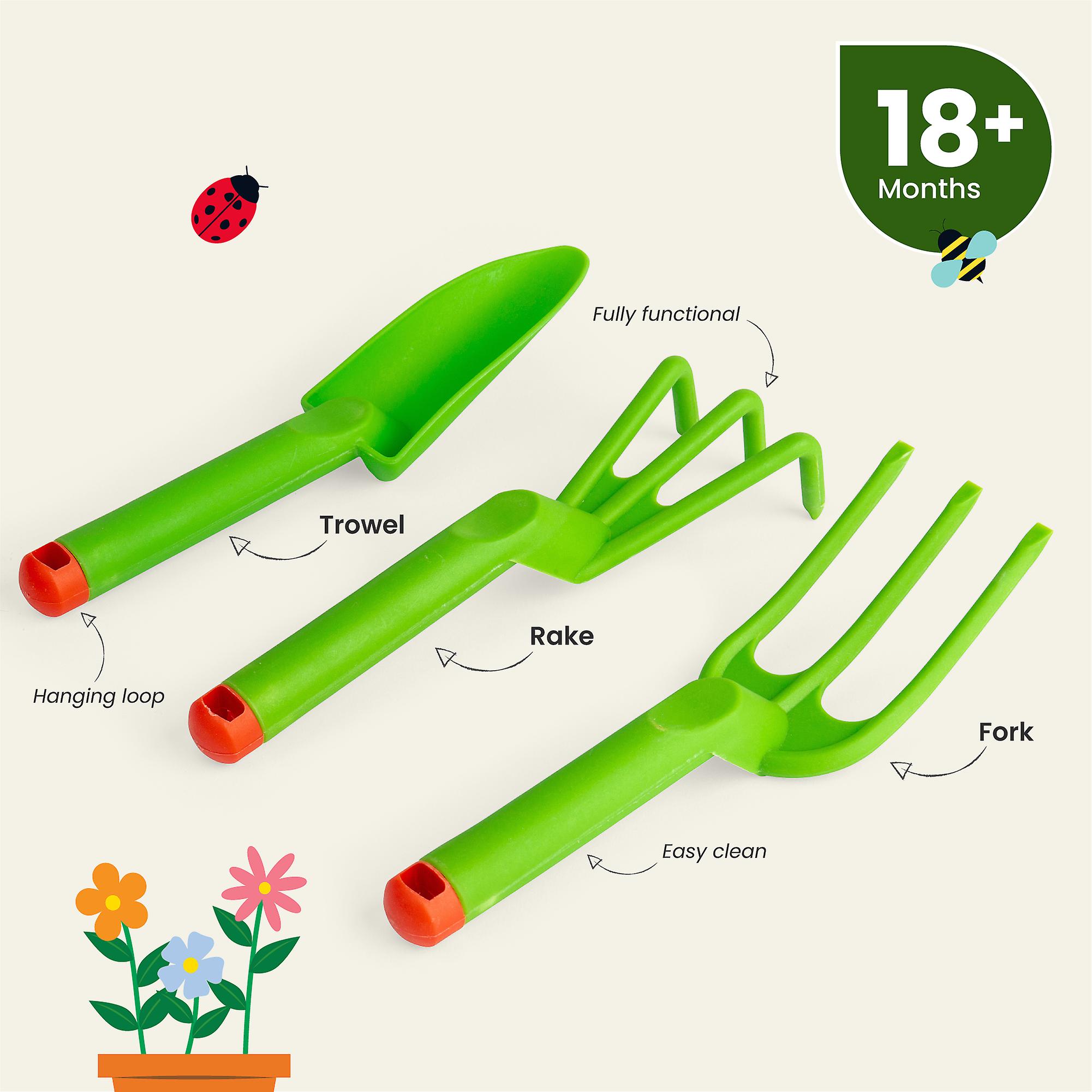 Bigjigs Toys Children's Gardening Hand Tools Garden Accessories Outdoor