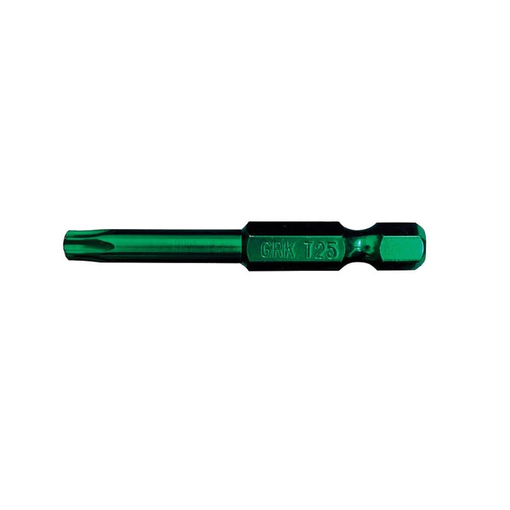 T-25 2 In. Length Green Carbon Steel Star Drive Bit