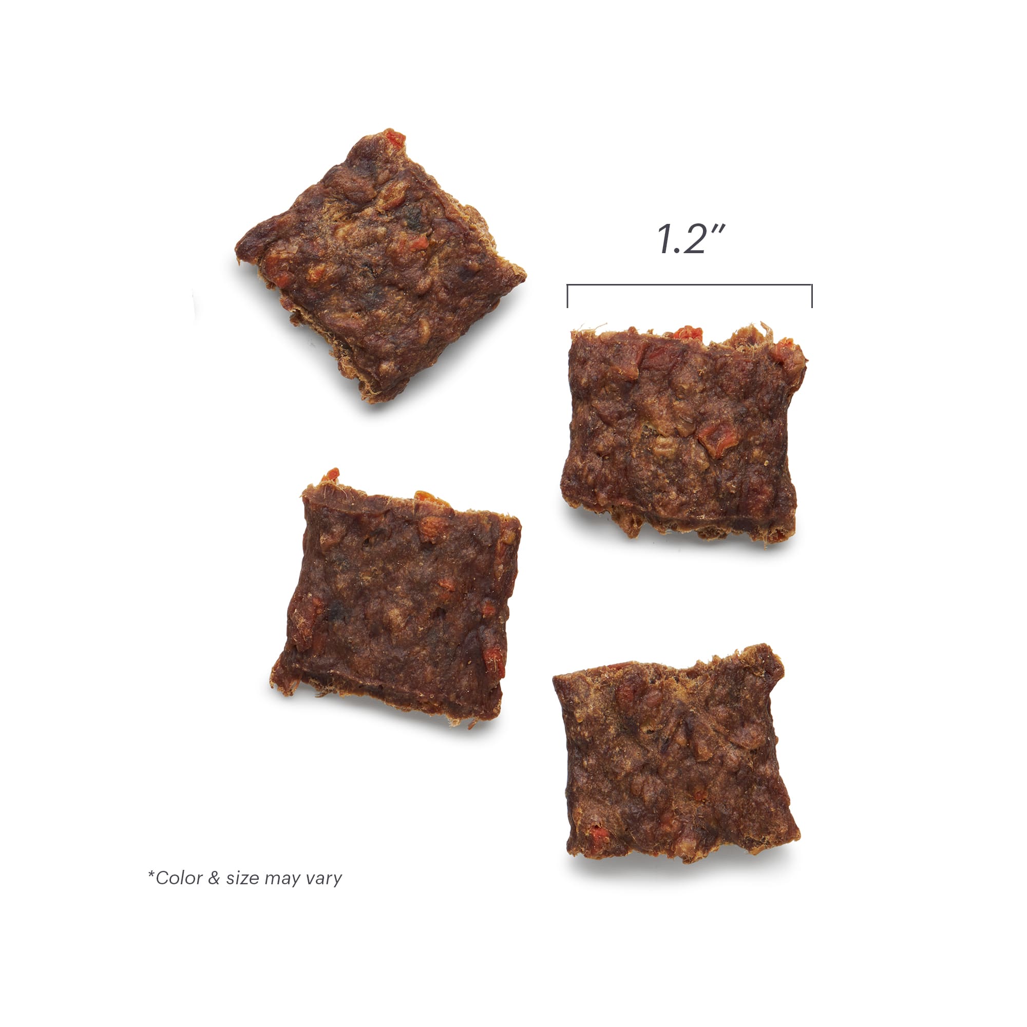 The Honest Kitchen Jerky Harvest Mini Bars: Beef Recipe With Carrots  Apples Dog Treats， 4 oz.