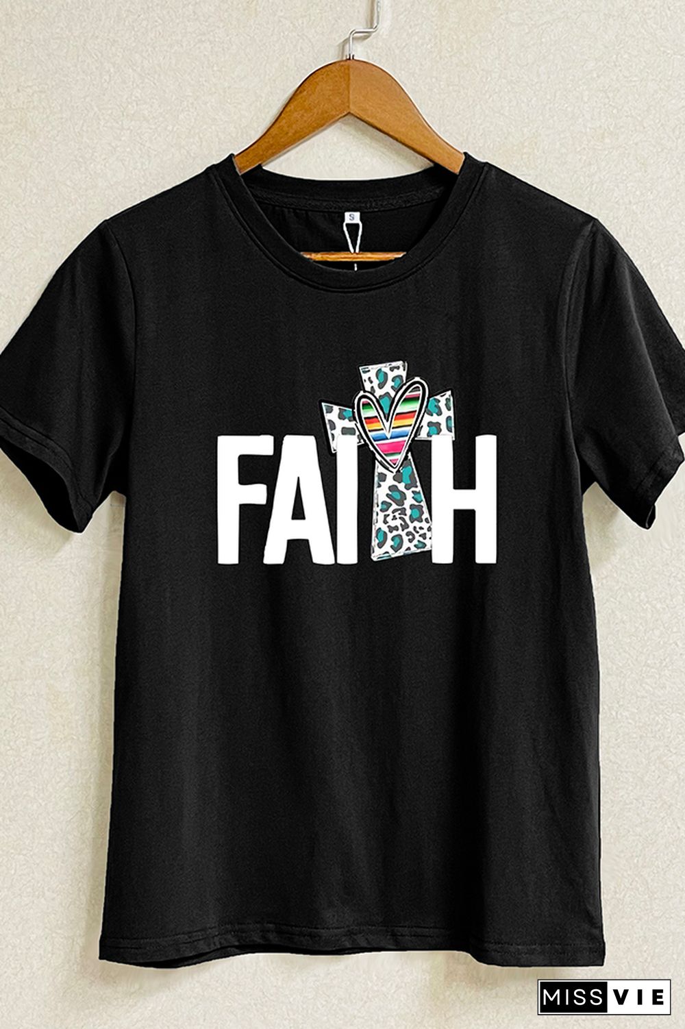 Faith Short Sleeve Graphic Tee Wholesale